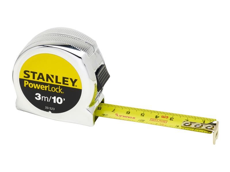 STANLEY PowerLock Classic ポケットテープ 3m/10ft 19mm