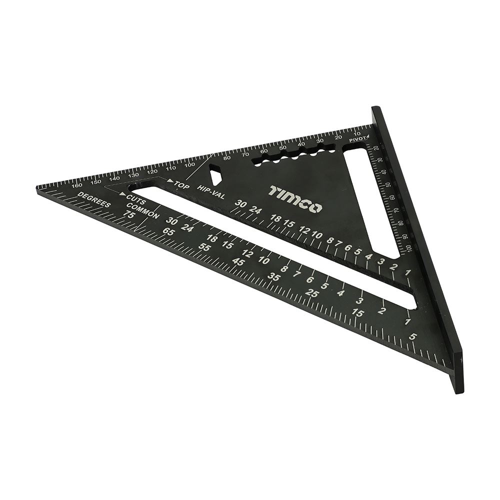 Timco 170mm Aluminium Rafter Square