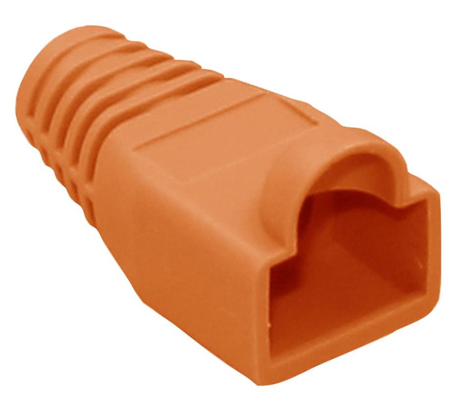 CONNECTIX CABLING SYSTEMS Easy RJ45 Trekontlasting Kapje, Cat5e/Cat6, Oranje