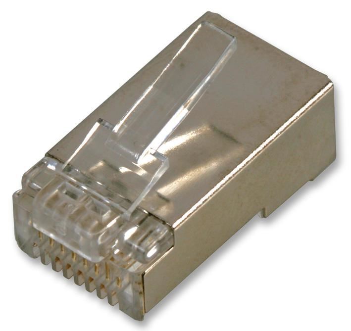 PRO Power - Penyambung Plug Cat6 Berperisai, Pek 10