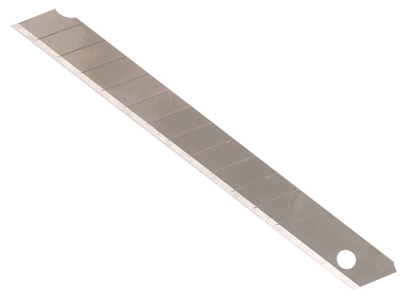 Faithfull Lâminas de Corte Rápido 9mm - Pack de 10