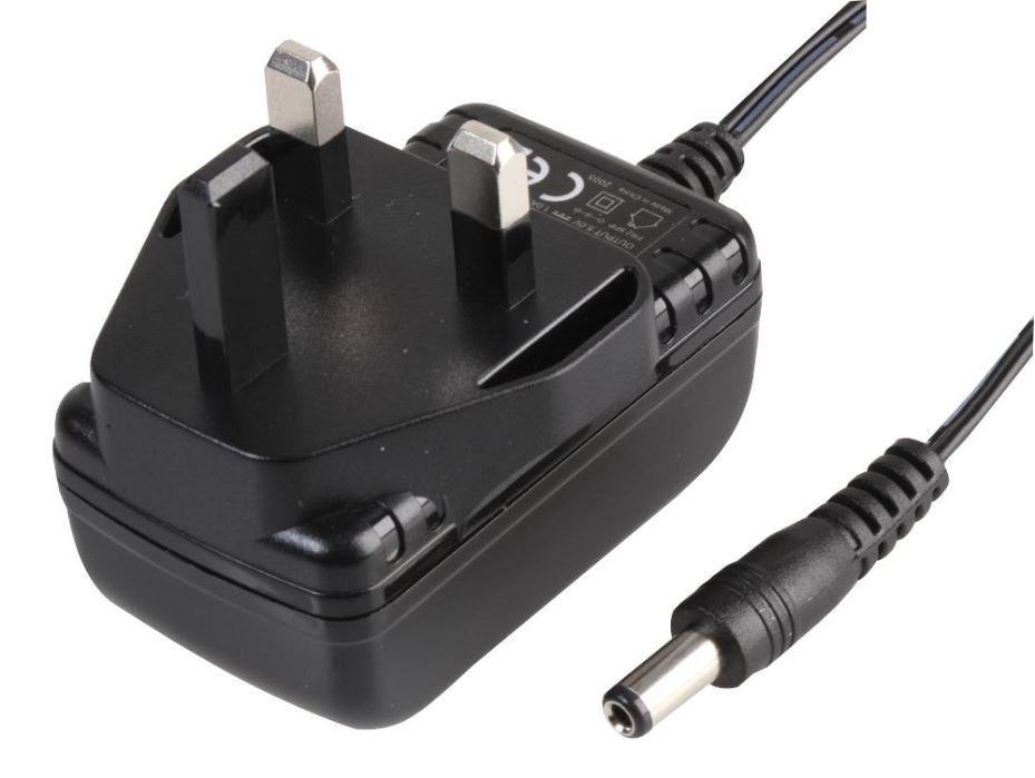 PRO ELEC 9V 1A UKプラグ電源アダプター 2.1mm DCコネクター付属