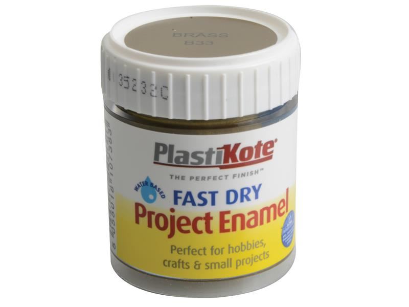 PlastiKote Fast Dry Emaillefarbe B33 Messing, 59ml