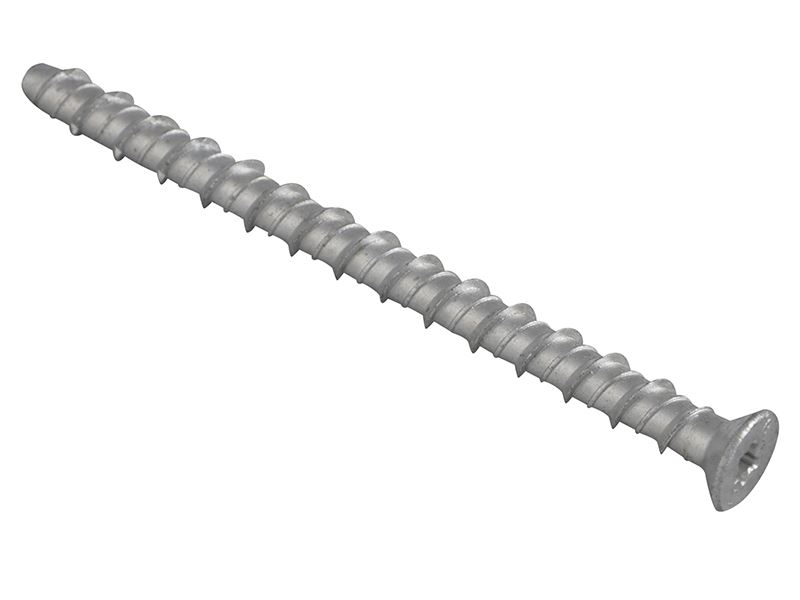 ForgeFix Tornillo para mampostería M6x150mm, cabeza avellanada TORX®, pack de 1