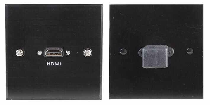 PRO SIGNAL HDMI 벽면 소켓, 블랙