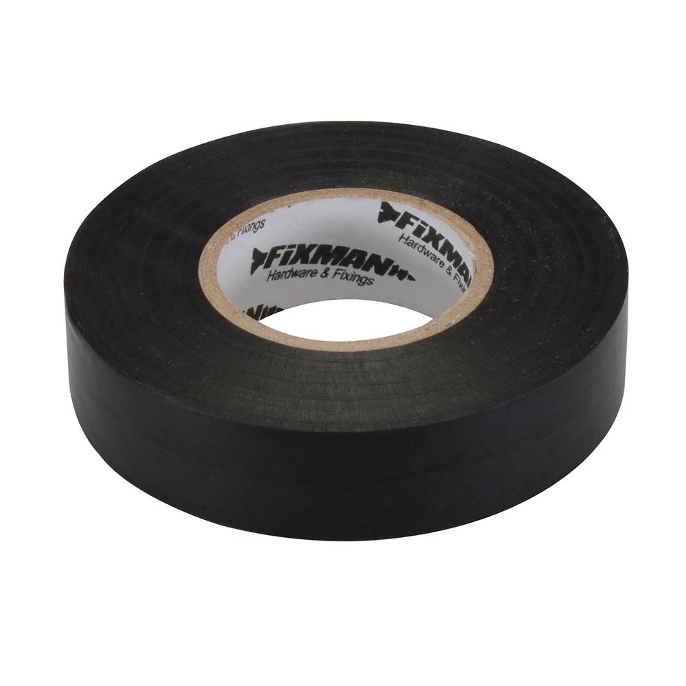 Fixman Black Insulation Tape, 19mm x 33m