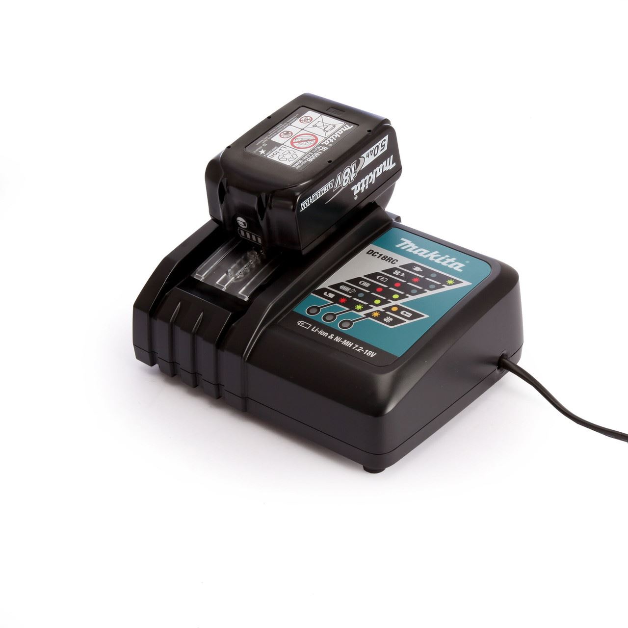 Makita - Set Bateri 18V BL1850B 5.0Ah & Pengecas DC18RC