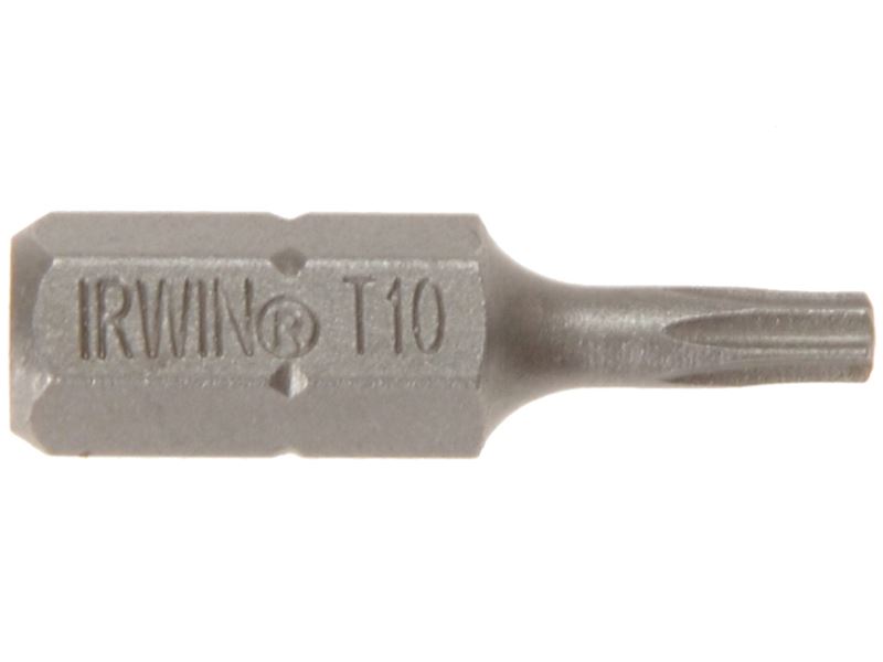 IRWIN 10-Pack TORX TX10 Insert Bits, 25mm, S2 Steel