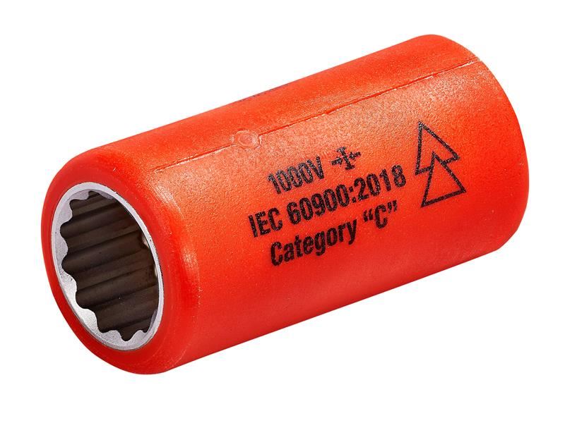 ITL Insulated Casquillo Aislado 3/8'' para Llave de 13mm