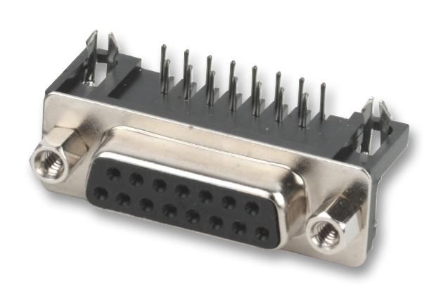 MULTICOMP PRO - 15-Pin D-Sub Right Angle PCB Socket με Boardlock