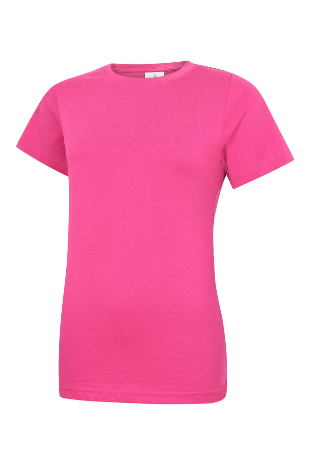 Uneek Unisex Classic Crew Neck T-Shirt - Hot Pink - XL
