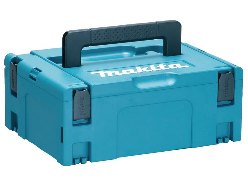 Makita MAKPAC Tipo 2 Caixa de Transporte com Clipes de Empilhamento
