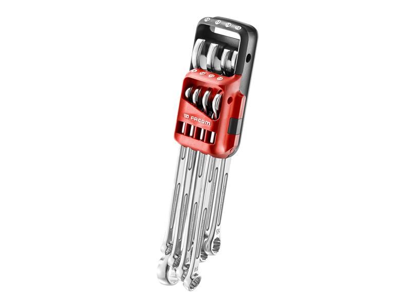 Facom 440XLJP8P Ringschlüssel-Set, 8-teilig, Chrom-Vanadium-Stahl