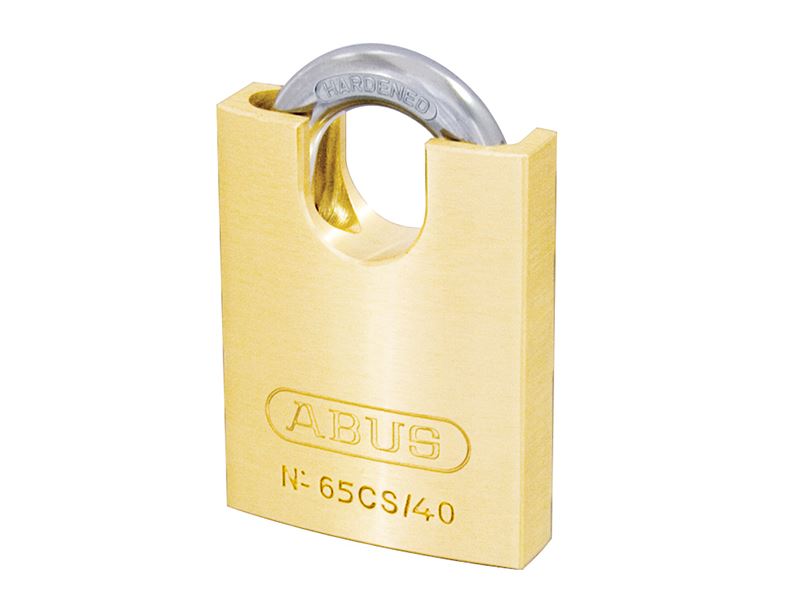 ABUS 65CS/40mm Brass Padlock with Closed Shackle