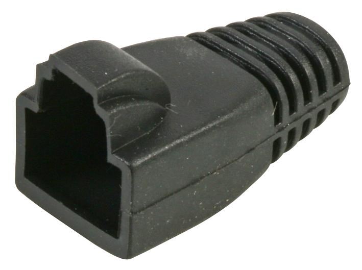 TUK RJ45 Cat6a Boot di Rilievo dello Sforzo, Nero