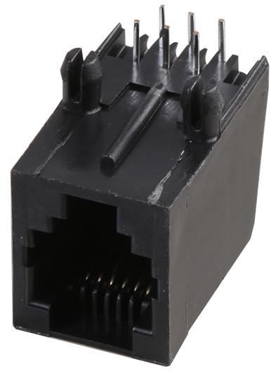 MBS CONNECT RJ Stopcontact 6P6C Ongeschilderd Hoekstuk