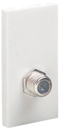 Module de prise satellite F-Type Crabtree, blanc, 25mm x 50mm