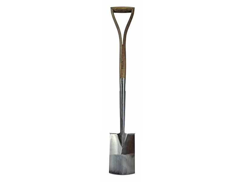 Faithfull Pala da Confine in Acciaio Inox Prestige con Manico in Frassino