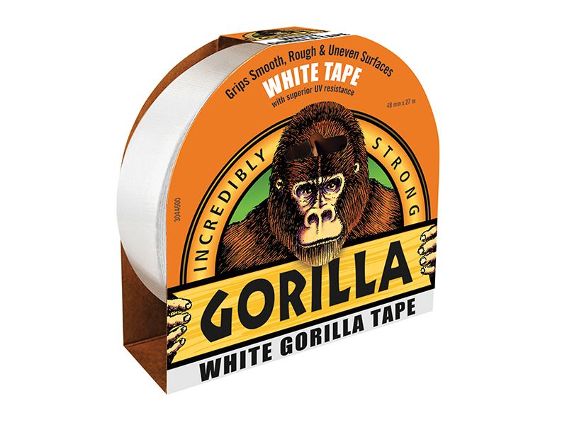 Gorilla Tape - Λευκή Ανεξίτηλη Ταινία 48mm x 27m, Αντίσταση σε UV