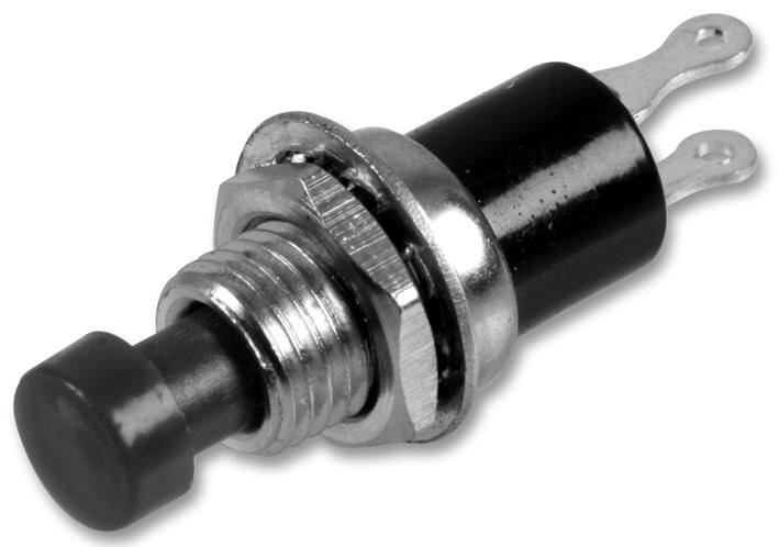 PRO POWER Suis Butang Mini, Hitam, SPST, Off-On, 125V, 1A
