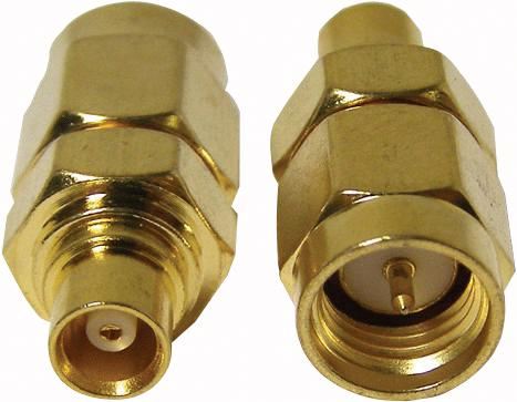 RF SOLUTIONS MCX轉SMA插頭轉換器