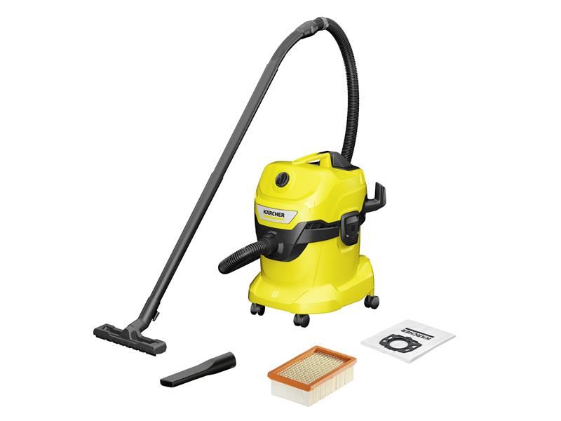 Karcher WD 4 Βιομηχανική Ηλεκτρική Σκούπα, 1000W, 20L