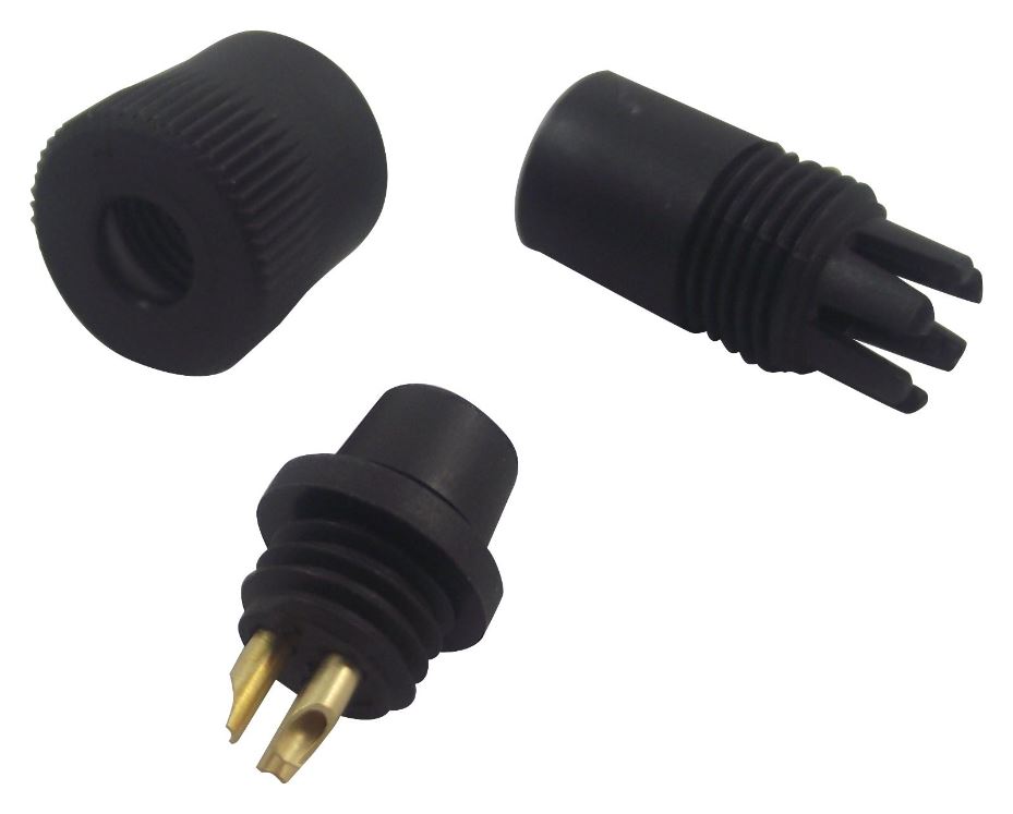 BINDER Connecteur femelle subminiature 3 voies pour câble, 24AWG