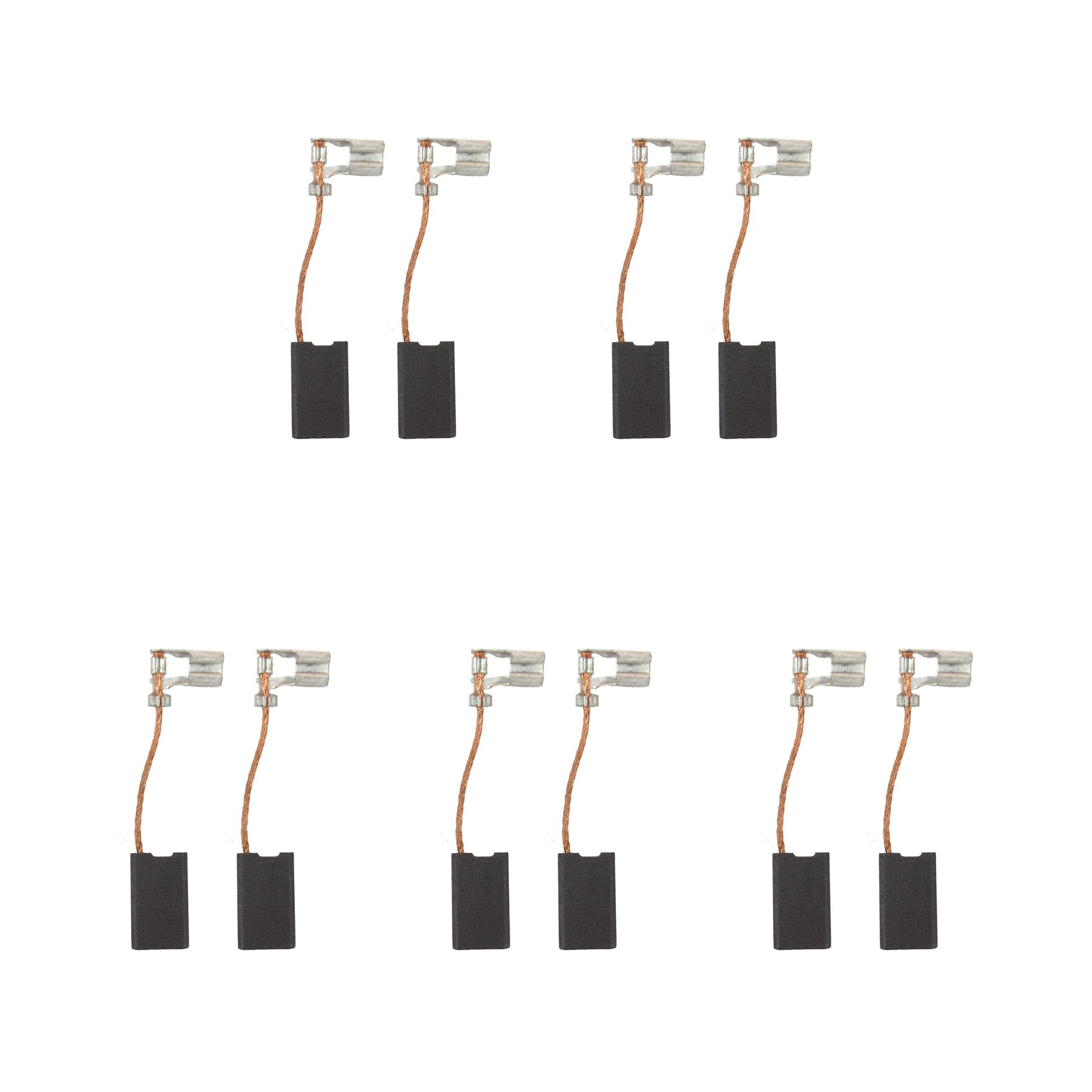 5 Sets of Bosch A23 Carbon Brushes, 5x10x17.2mm