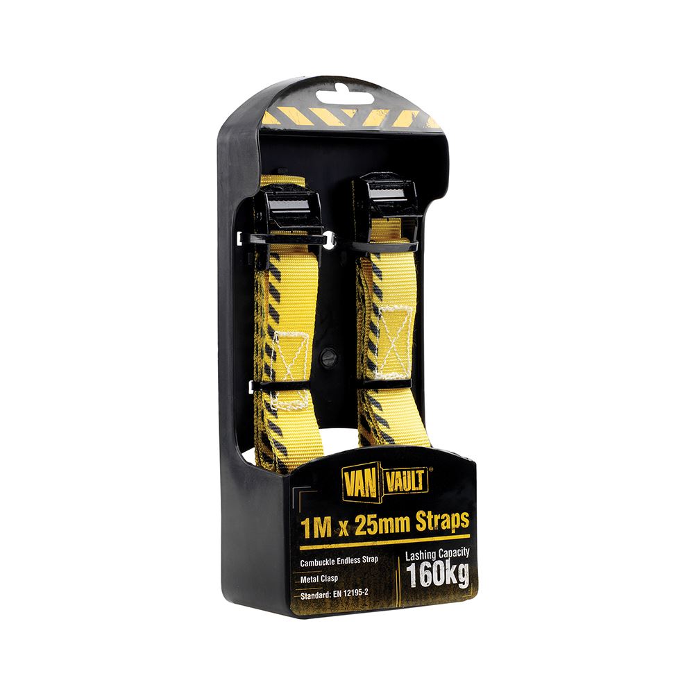 Van Vault Endless Strap 2pk, 1m x 25mm, 160kg Capacity