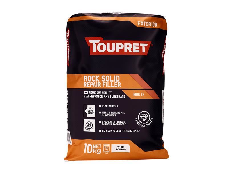 Toupret Rock Solid Repair Filler, 10kg Bag
