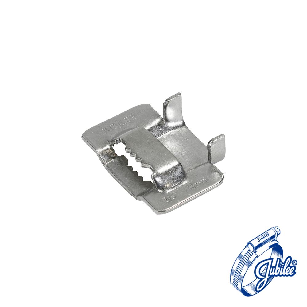 Jubilee Flexiband Buckles FB16H, Stainless Steel, 16mm, 25 Pieces