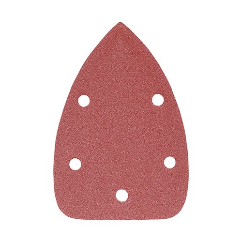 Timco 120 Korrel Schuurblokken, Rood, 95 x 136mm, 5 Stuks
