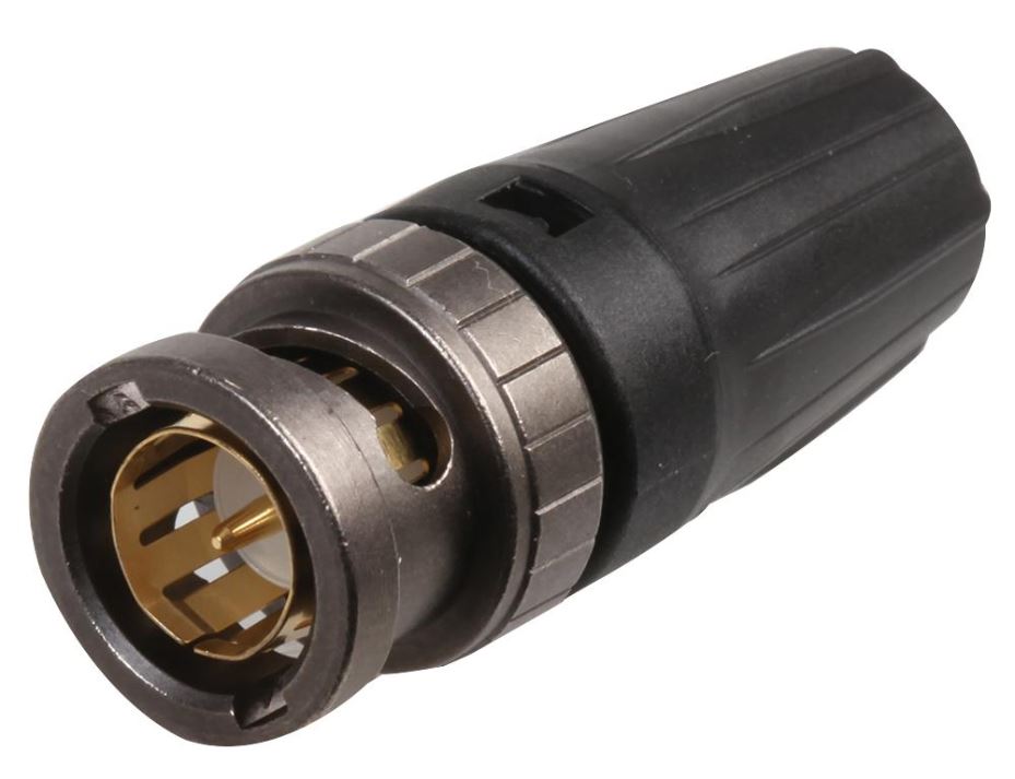 NEUTRIK UHD BNC Plug Connector, 75 Ohm, 4K & 8K Signals, 4.3mm Cables