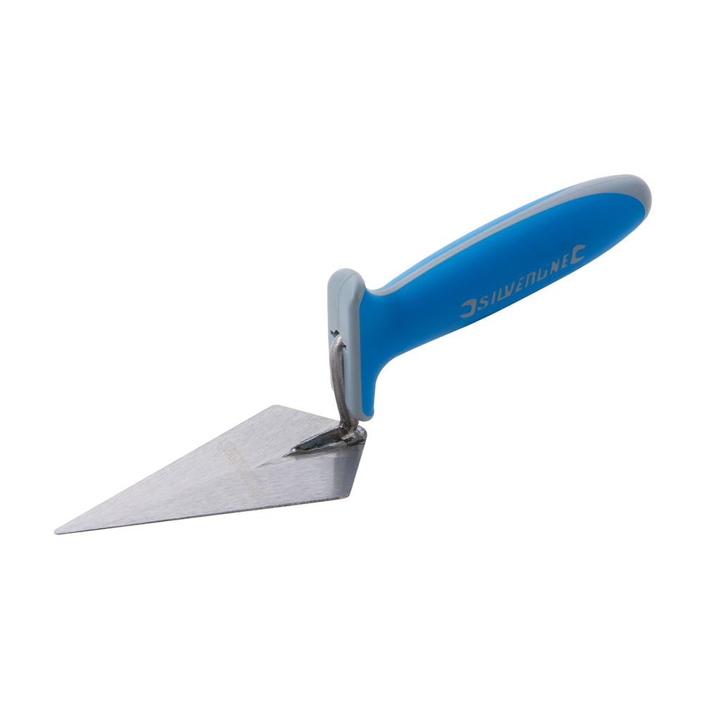 Silverline Pointing Trowel 125 x 65mm with Soft-Grip Handle