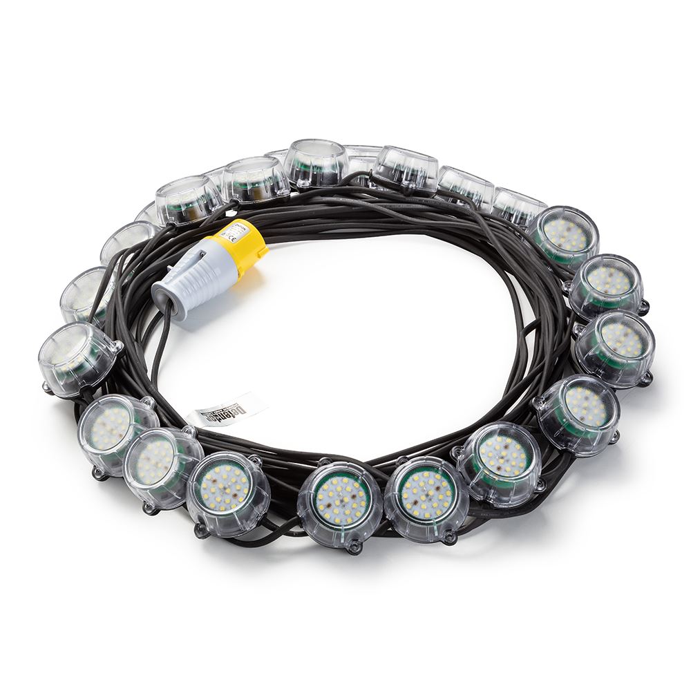 Defender - 50m schwere LED-Strahlerkettenbeleuchtung 120W