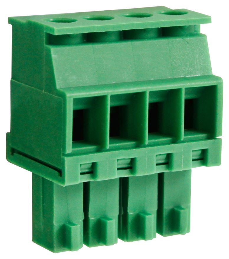 CAMDENBOSS - Vertikales steckbares Klemmterminal 3,5mm, 4-polig, 8A