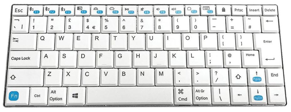 ACCURATUS Maximus Mini Bluetooth Wireless Keyboard, White