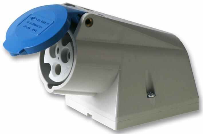 Pro Power Enchufe CEE 16A 240V, 2P+E, Azul, IP44