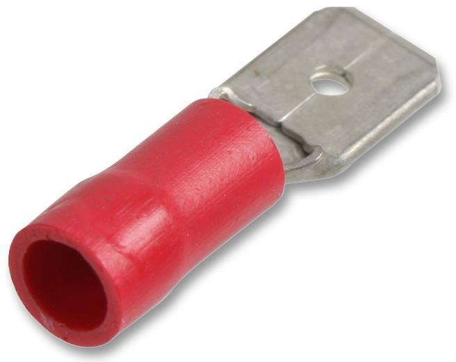 PRO POWER Καρφίτσα Crimp Push-On, Κόκκινο, 19A, Συσκευασία 100 τεμ.