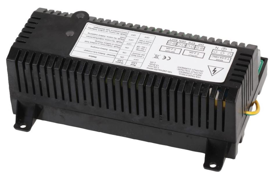 ELMDENE BM Series Fonte de Alimentação, 12V 3A, Monitorização da Rede e Bateria