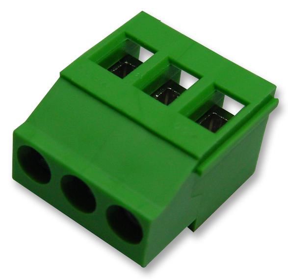 Bloc de bornes 3 voies CAMDENBOSS, pas de 5mm, paquet de 5