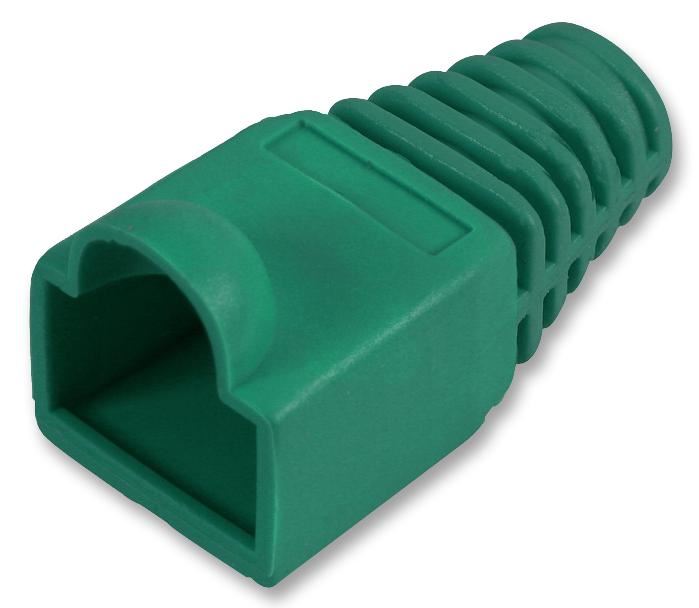 PRO POWER Strain Relief Boot, 6mm, Green, 10 Pack