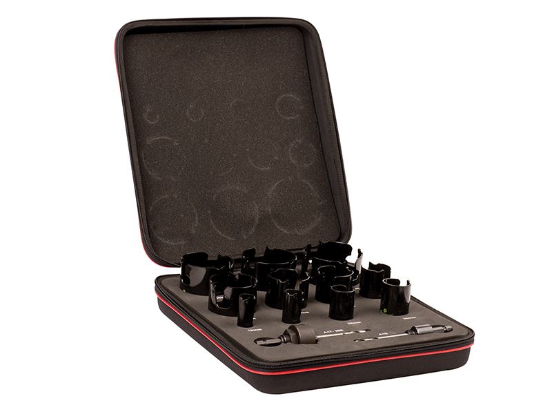 Starrett KMP11021 13-Piece TCT Holesaw Kit
