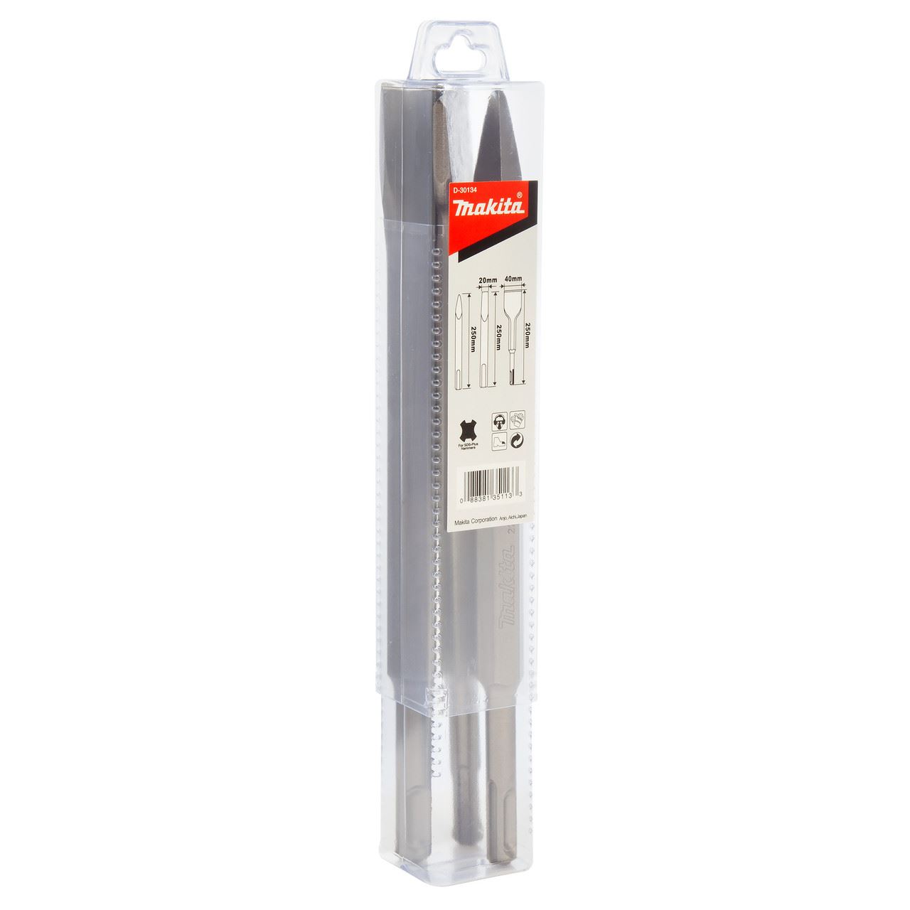 Ensemble de burins SDS+ Makita D-30134 (3 pièces)