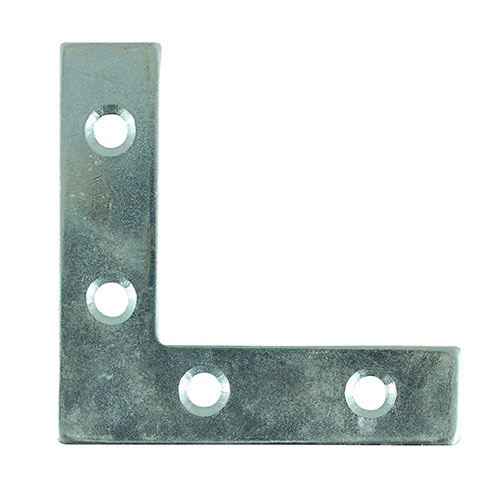 Timco 아연 코너 플레이트 - 50x50x13mm (4개 세트)