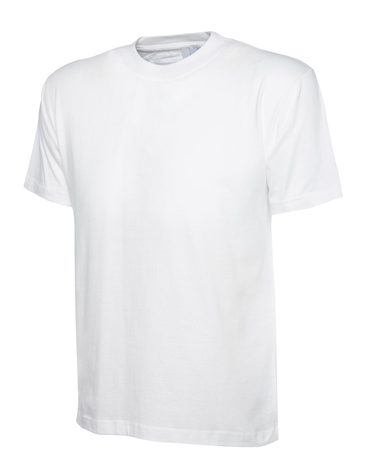 Uneek Unisex Classic T-Shirt, Cotton, White, 6XL