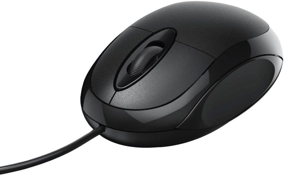HAMA MC-100 Optical 3-Button USB Mouse, Black