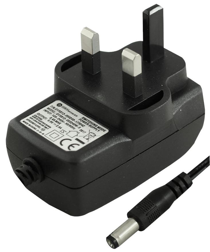 IDEAL POWER 5V 2.1A 플러그인 전원 공급장치 (2.1mm 플러그, 12W)