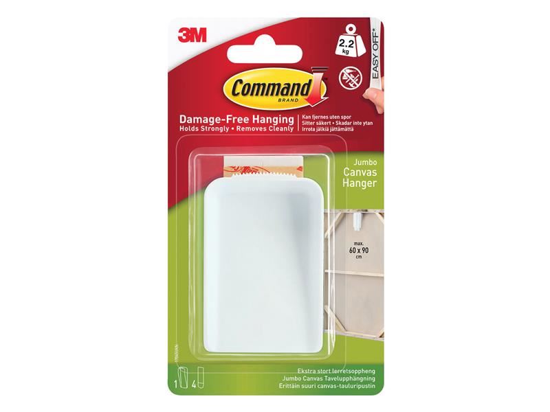 Command™ Suporte Jumbo para Quadros Sem Furos, 60 x 90cm