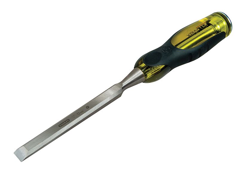 STANLEY FatMax Bevel Edge Chisel, Thru Tang, 12mm (1/2in)